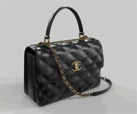 coco chanel purses 3d model